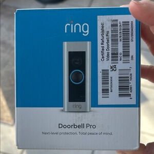Ring Doorbell Pro in Silver and Black